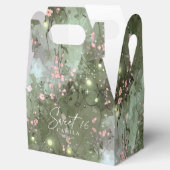 Betoverde tuin Sweet 16 Pattern Pink ID1163 Bedankdoosjes (Geopend)