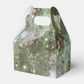 Betoverde tuin Sweet 16 Pattern Pink ID1163 Bedankdoosjes (Voorkant Zijde)