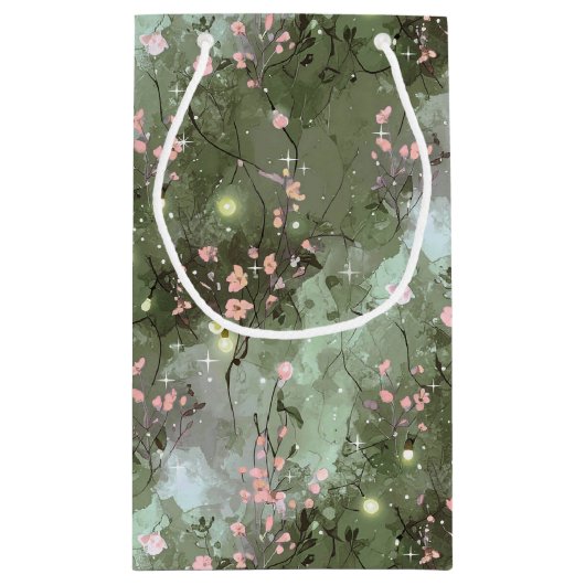 Betoverde tuin Sweet 16 Pattern Pink ID1163 Klein Cadeauzakje (Achterkant)