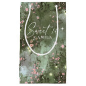 Betoverde tuin Sweet 16 Pattern Pink ID1163 Klein Cadeauzakje (Voorkant)