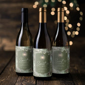 Betoverde tuin Sweet 16 Pattern Pink ID1163 Wijn Etiket