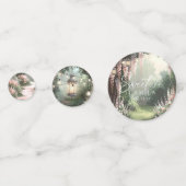 Betoverde tuin Sweet 16 Pink ID1163 Confetti (Voorkanten)