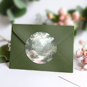 Betoverde tuin Sweet 16 Pink ID1163 Ronde Sticker