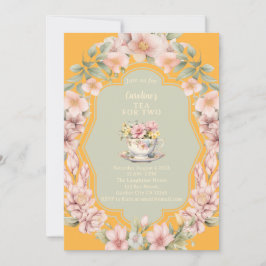 Betoverde Tuin Thee Voor Twee Verjaardag Kaart