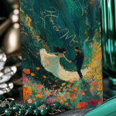 Betoverde tuin thema kaart