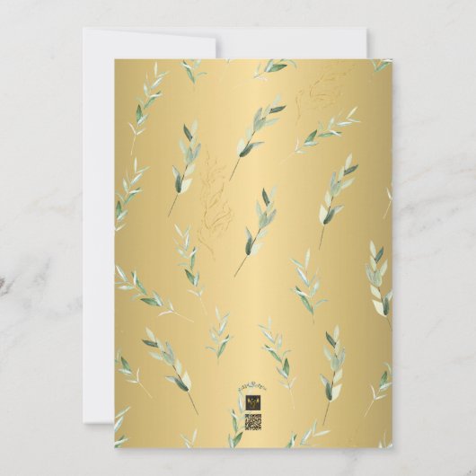 Betoverde Tuin: Trouwfeest Uitnodiging (Achterkant)