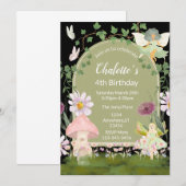 Betoverde Tuin uitnodiging (Voorkant / Achterkant)