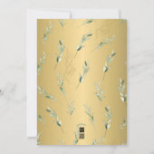 Betoverde Tuin: Uitnodiging Bruidsfeest (Achterkant)