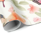 Betoverde Tuin Vlinder Cadeaupapier (Rol Hoek)