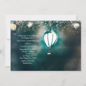 betoverde tuin zomer string lichten bruiloft kaart (Voorkant)