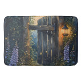 Betoverde Tuinpoort Onder Firefly Sky Badmat (Voorkant)