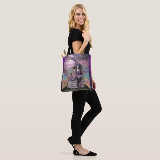 Betoverde Twilight Witch Fantasy Art Tote Bag (Op model)
