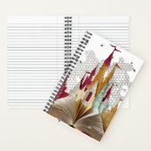 Betoverde Verhalenboek Kasteel Spiraal Notebook Notitieboek (Binnen)