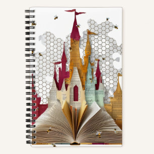 Betoverde Verhalenboek Kasteel Spiraal Notebook Notitieboek