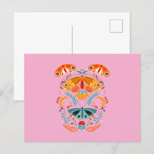 Betoverde vleugels Magische vlinder vlinder Briefkaart