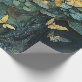 Betoverde Vlinder Bos Godin (4) Cadeaupapier (Hoek)
