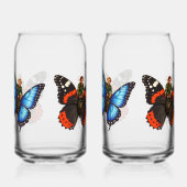 Betoverde vlinder ruiter fee glas (Links)