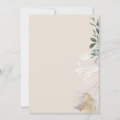 Betoverde Vlinder Sprookje Baby shower Kaart (Achterkant)