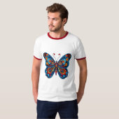 Betoverde Vlinder Strooi T-Shirt (Voorkant volledig)