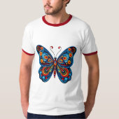 Betoverde Vlinder Strooi T-Shirt (Voorkant)