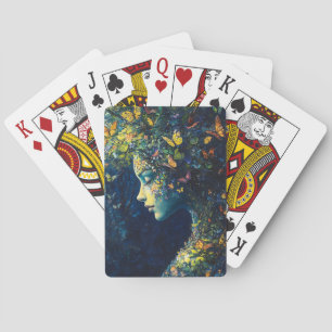 Betoverde Vlinderbos Godin (2) Pokerkaarten
