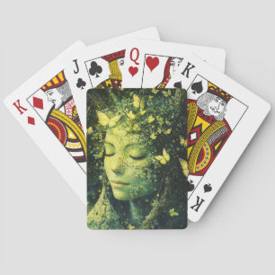 Betoverde Vlinderbos Godin (3) Pokerkaarten