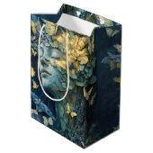 Betoverde Vlinderbos Godin (4) Medium Cadeauzakje (Achterkant Gekanteld)