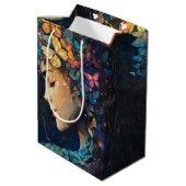 Betoverde Vlinderbos Godin (5) Medium Cadeauzakje (Achterkant Gekanteld)