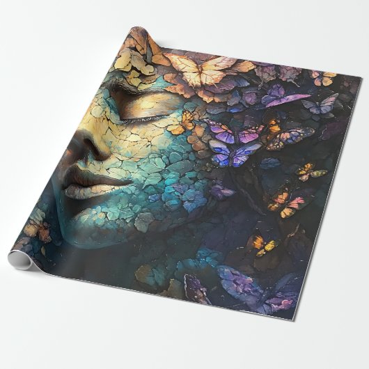 Betoverde Vlinderbos Godin (7) Cadeaupapier (Uitgerold)