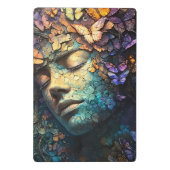 Betoverde Vlinderbos Godin (7) Mini Klembord (Achterkant)