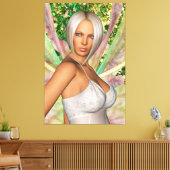 Betoverde Vlinderfee Canvas Afdruk (Insitu (Woonkamer))