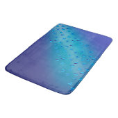 Betoverde vlinders dubbel blauw badmat (Gekanteld)