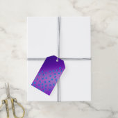 Betoverde Vlinders Paarse Cadeautags Cadeaulabel (Met Touw)
