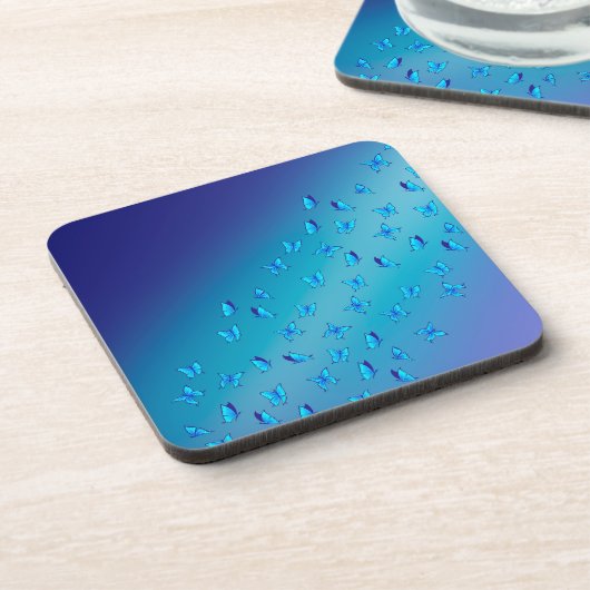 Betoverde Vlinders Plastic Bier Onderzetter (Linkerzijde)