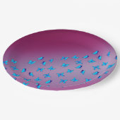 Betoverde vlinders roze papier Bord (Gekanteld)