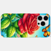 Betoverde vlinders & Rozen Case-Mate iPhone Case (Achterkant (horizontaal))