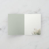 Betoverde vlindertuin bedankkaart (Binnen)