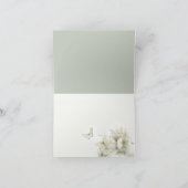 Betoverde vlindertuin bedankkaart (Binnen)