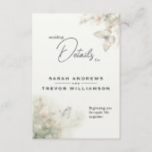 Betoverde vlindertuin informatiekaartje (Voorkant)