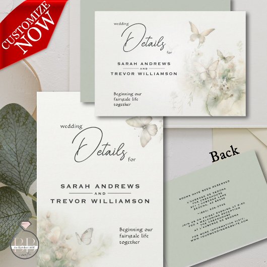 Betoverde vlindertuin informatiekaartje