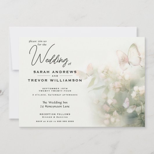 Betoverde Vlindertuin Kaart (Voorkant)