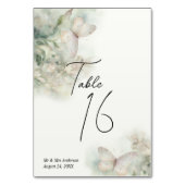 Betoverde vlindertuin kaart (Achterkant)