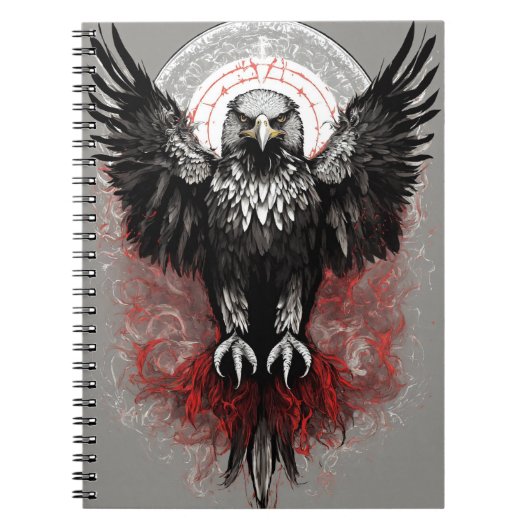 Betoverde vlucht: Het mystieke Eagle Notitieboek (Voorkant)