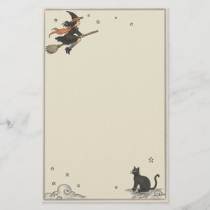 Betoverde Vlucht Ongelijnd 5.5" x 8.5" Schrijfpapi Briefpapier
