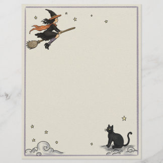 Betoverde Vlucht Ongelijnd 8.5" x 11" Papierblad