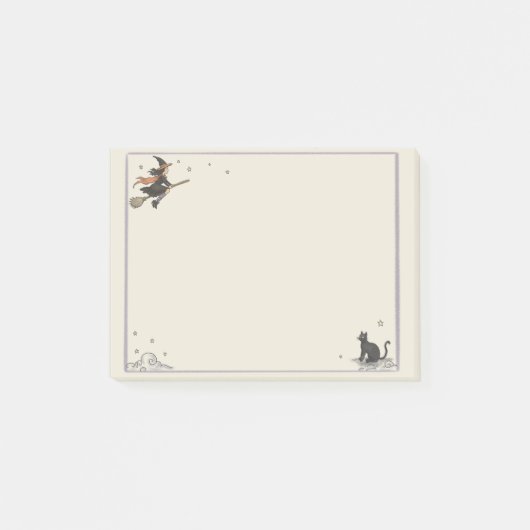 Betoverde vlucht ongelinieerd 4" x 3" post-it® notes (Voorkant)