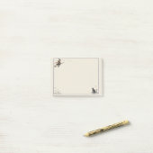 Betoverde vlucht ongelinieerd 4" x 3" post-it® notes (Op bureau)
