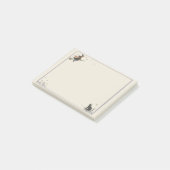 Betoverde vlucht ongelinieerd 4" x 3" post-it® notes (Schuin)