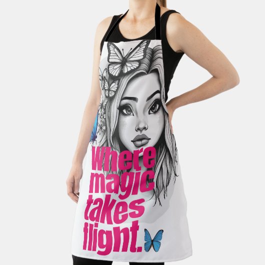 Betoverde vlucht schort (Insitu)