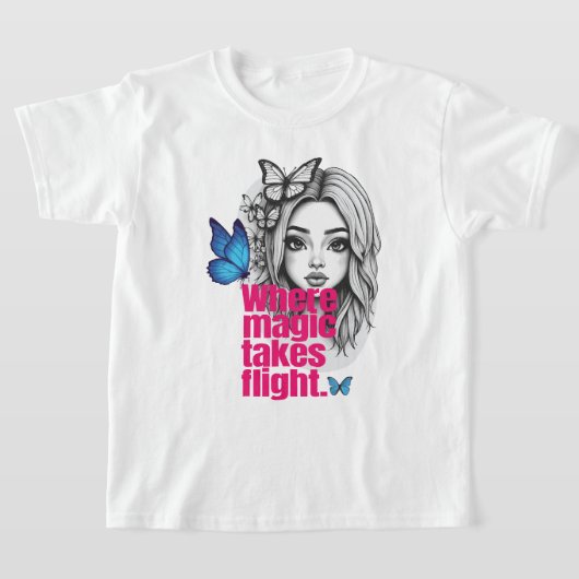 Betoverde vlucht t-shirt (Laagn)